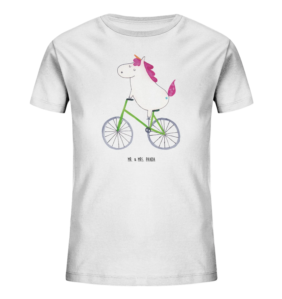 Organiczna koszulka dziecięca Jednorożec Rowerzysta Kinder T-Shirt Jungen, Kinder T-Shirt, Kinder T-Shirt Mädchen, Unicorn, Einhorn, Einhörner, Einhorn Deko, Radfahrer, Konfetti, Liebeskummer, Kummer, Rad, Feenstaub, Luxusproblem, Radfahren, Bike