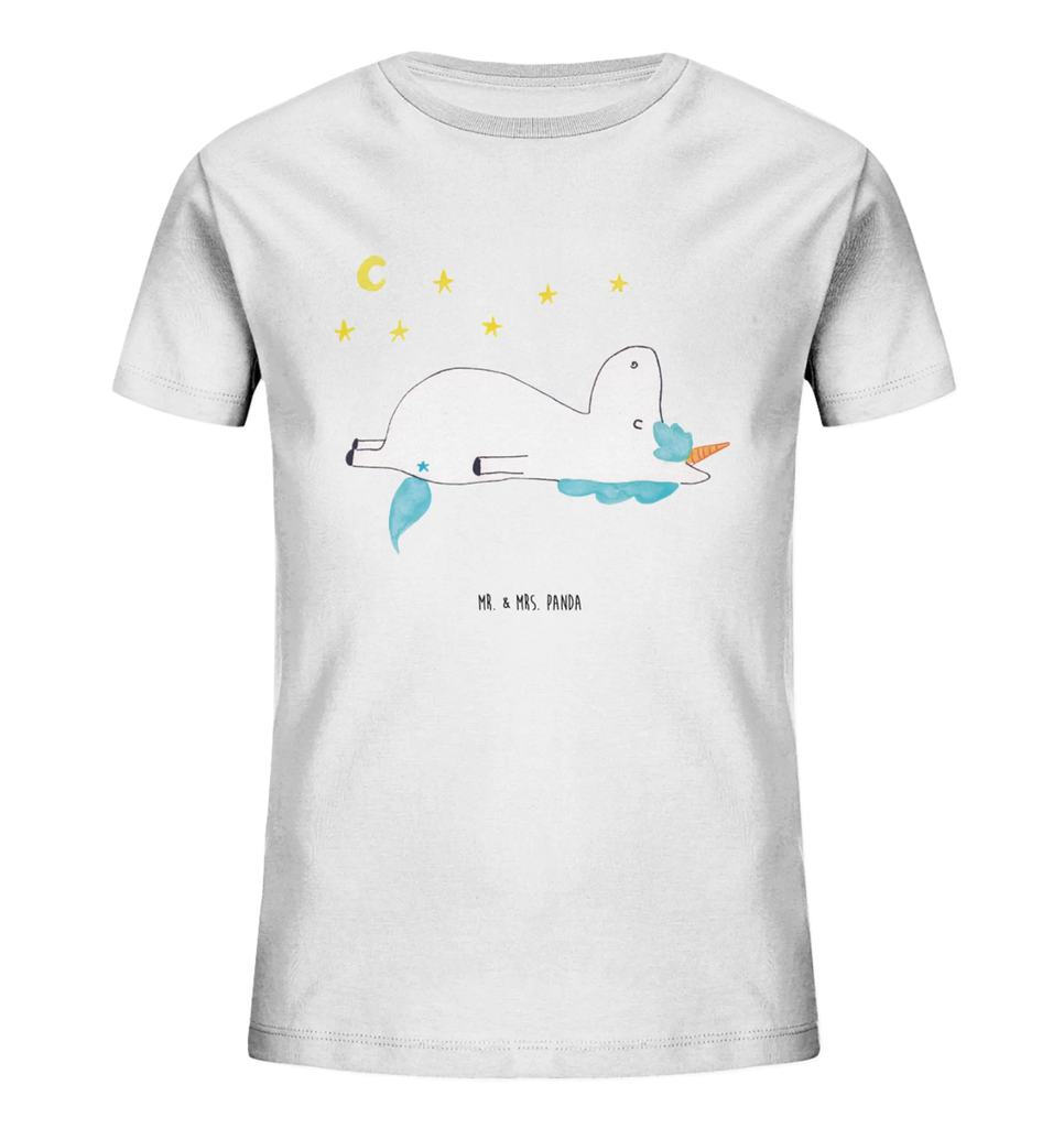 Organiczna koszulka dziecięca Jednorożec gwiaździste niebo Kinder T-Shirt, Kinder T-Shirt Mädchen, Kinder T-Shirt Jungen, Einhorn, Einhörner, Einhorn Deko, Unicorn, Dachschaden, Sterne, Verrückt, Sternenhimmel