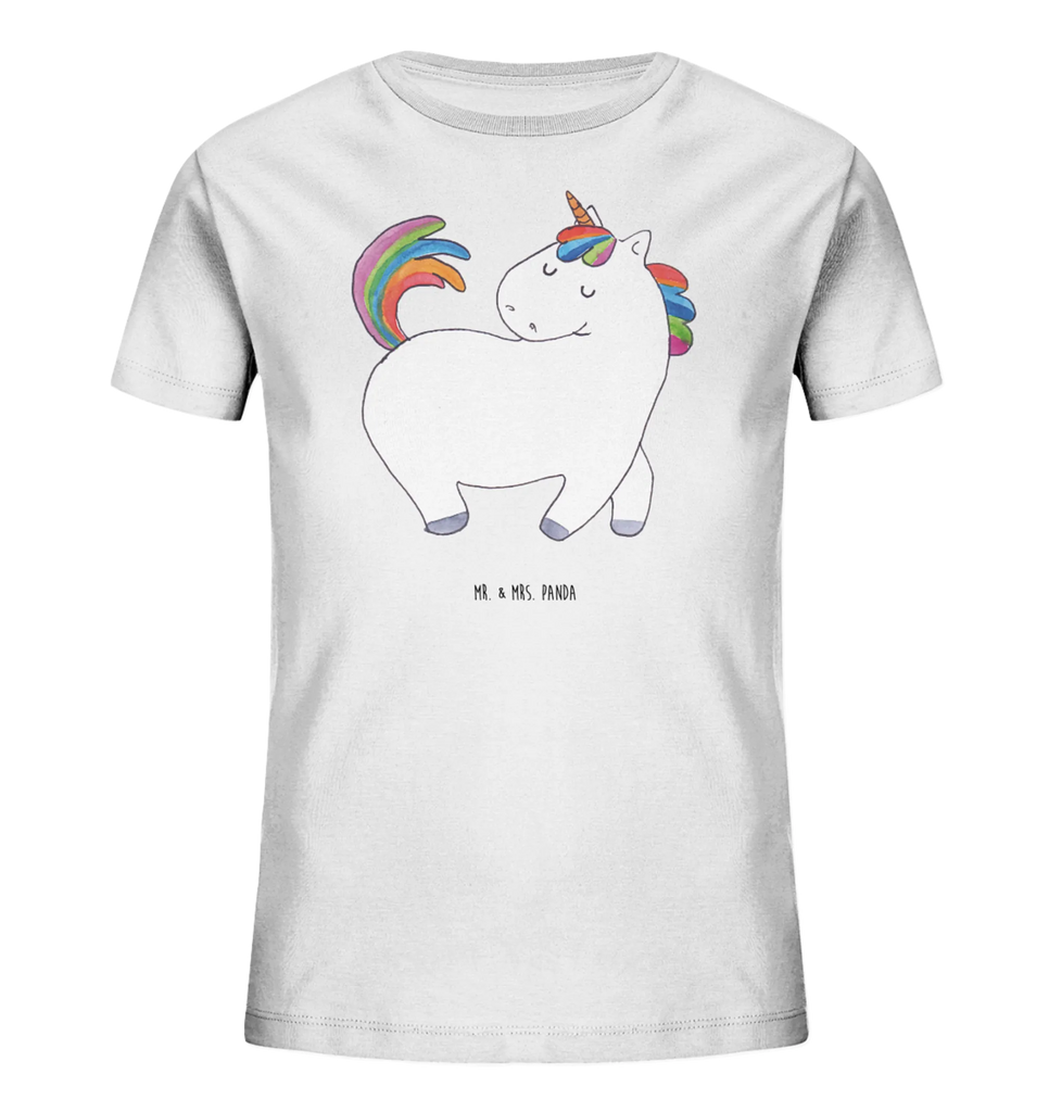 Organiczna koszulka dziecięca jednorożec dumnie kroczyć Kinder T-Shirt Jungen, Kinder T-Shirt Mädchen, Kinder T-Shirt, Unicorn, Einhorn, Einhörner, Einhorn Deko, Bunt, Reiten, Stolz, Reiter, Geschenk, Freundin, Pferd, Anders
