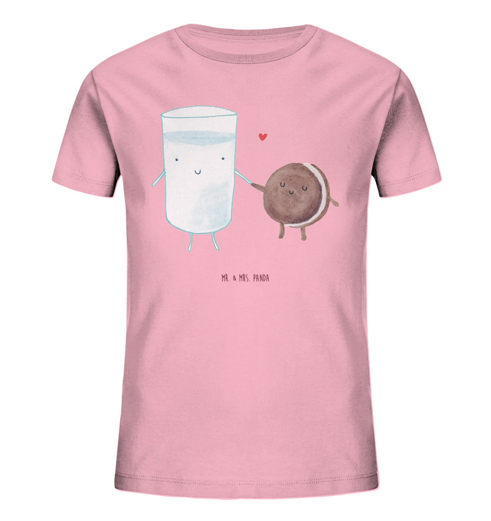 Organiczna koszulka dziecięca mleko ciastko Kinder T-Shirt, Kinder T-Shirt Jungen, Kinder T-Shirt Mädchen, Gute Laune, Tiere, Tiermotive, lustige Sprüche, Kaffee, Milch, Einladung Frühstück, Keks, perfektes Paar, romantisch, Milk, Cookie, Motiv süß, Kekse