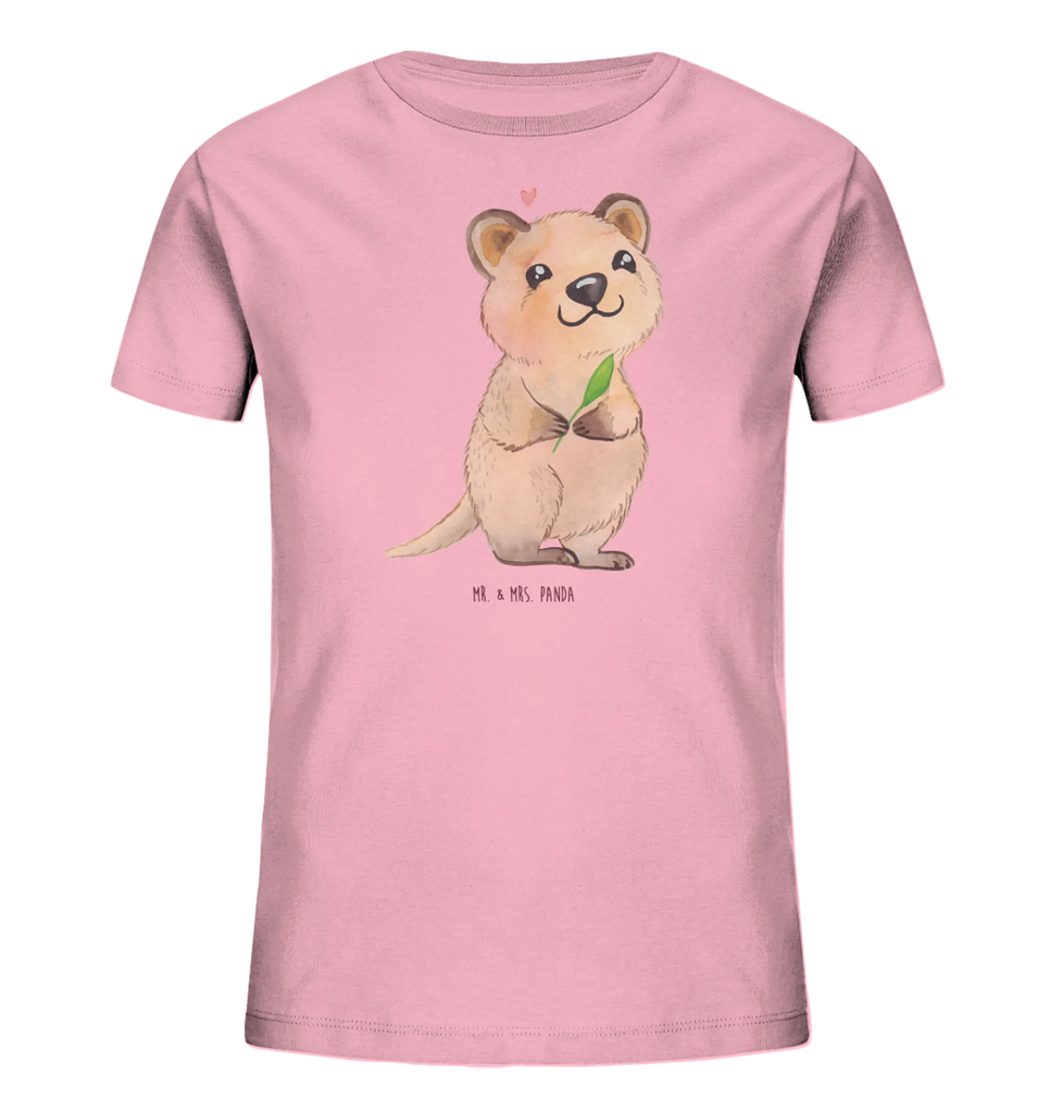 Organiczna koszulka dziecięca Quokka Szczęśliwy Kinder T-Shirt Jungen, Kinder T-Shirt Mädchen, Kinder T-Shirt, Tiermotive, Gute Laune, Tiere, Lustige Sprüche, Dinge Erledigen, Lustiger Spruch, Aufschieberitis, Quokka, Niedliches Tier, Verschieben