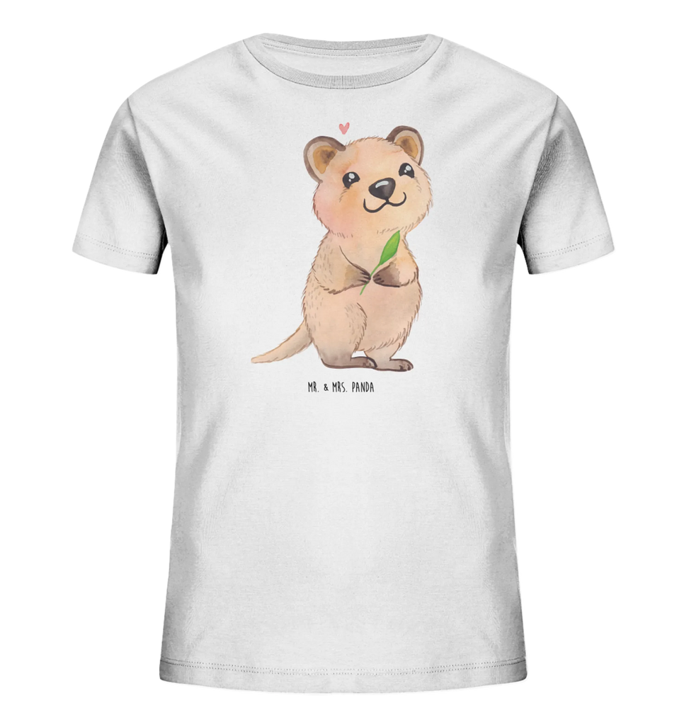 Organiczna koszulka dziecięca Quokka Szczęśliwy Kinder T-Shirt Jungen, Kinder T-Shirt Mädchen, Kinder T-Shirt, Tiermotive, Gute Laune, Tiere, Lustige Sprüche, Dinge Erledigen, Lustiger Spruch, Aufschieberitis, Quokka, Niedliches Tier, Verschieben
