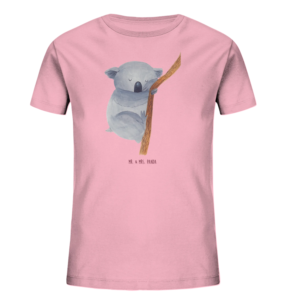 Organiczna koszulka dziecięca Koala Kinder T-Shirt Jungen, Kinder T-Shirt, Kinder T-Shirt Mädchen, Gute Laune, Tiere, Tiermotive, Lustige Sprüche, Traumland, Koala, Schlafzimmer, Traum, Träumen, Bär, schlafen, Koalabär