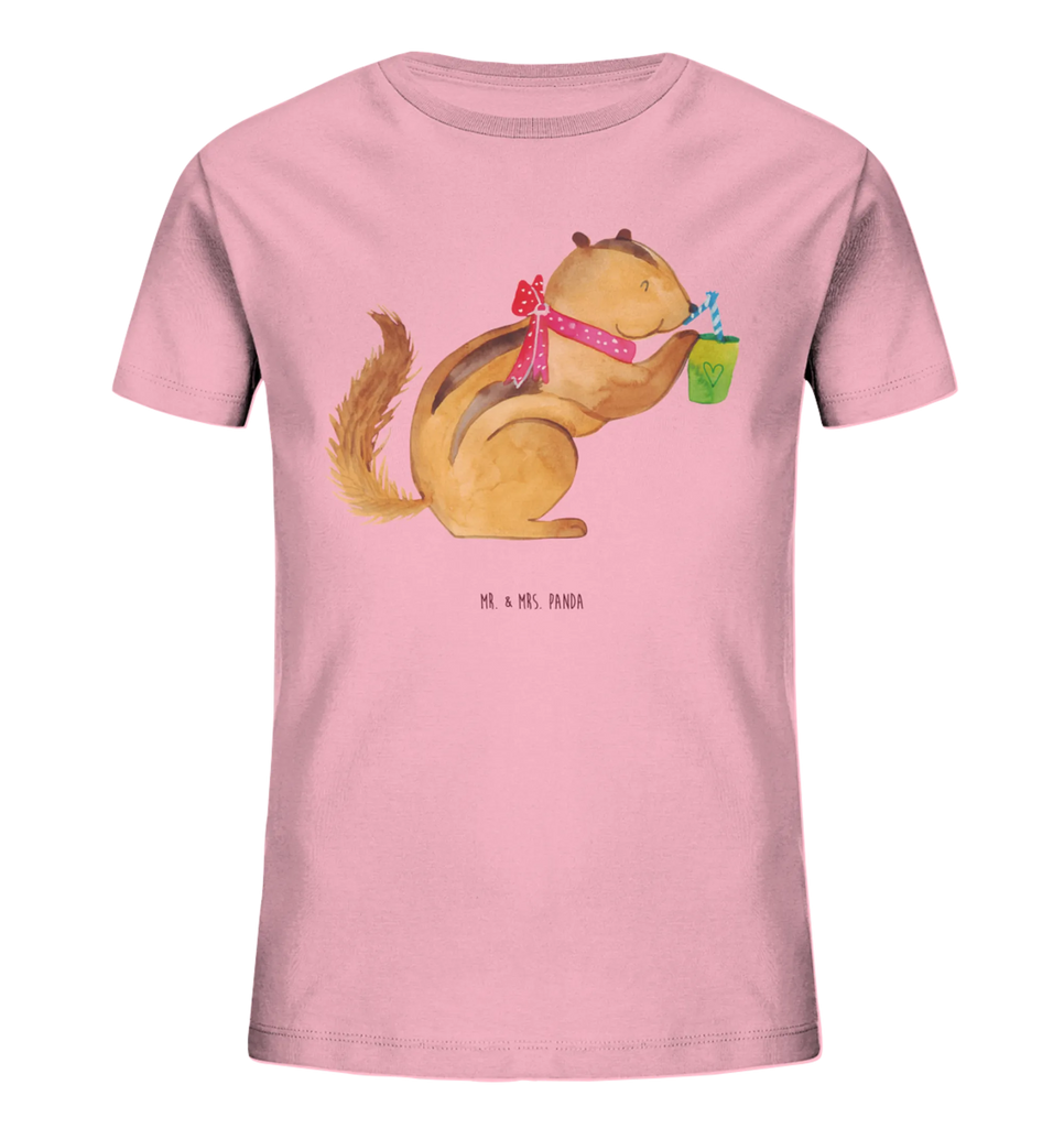 Organic Kids T-Shirt Squirrel smoothies Kinder T-Shirt Mädchen, Kinder T-Shirt Jungen, Kinder T-Shirt, Gute Laune, Tiere, Tiermotive, Lustige Sprüche, Diät, Abnehmen, Green Smoothies, Streifenhörnchen, Eichhörnchen