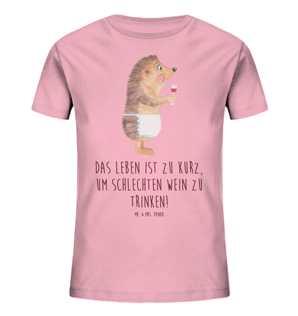Organic Kids T-Shirt Hedgehog wine Kinder T-Shirt, Kinder T-Shirt Jungen, Kinder T-Shirt Mädchen, Gute Laune, Tiere, Tiermotive, Lustige Sprüche, Igel, Weißwein, Geschenk Weinliebhaber, Weinglas, Wein Deko, Wein trinken, Geschenk Weintrinker, Rotwein, Wein Spruch