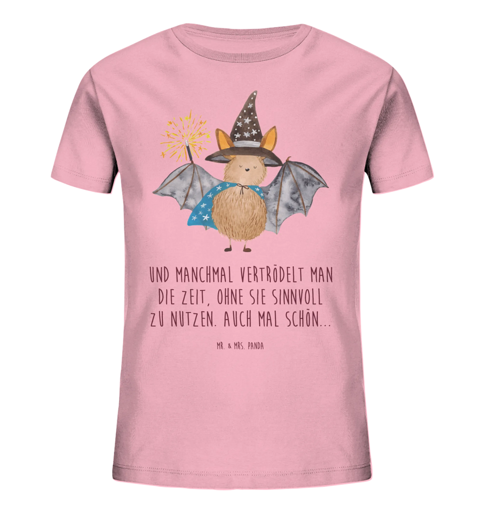 Organic Kinder T-Shirt Fledermaus Zauberer Kinder T-Shirt, Kinder T-Shirt Mädchen, Kinder T-Shirt Jungen, Gute Laune, Tiere, Tiermotive, Lustige Sprüche, Fledermaus, Magier, Zauberer, Frauen, Reinsteigern, Fledermäuse