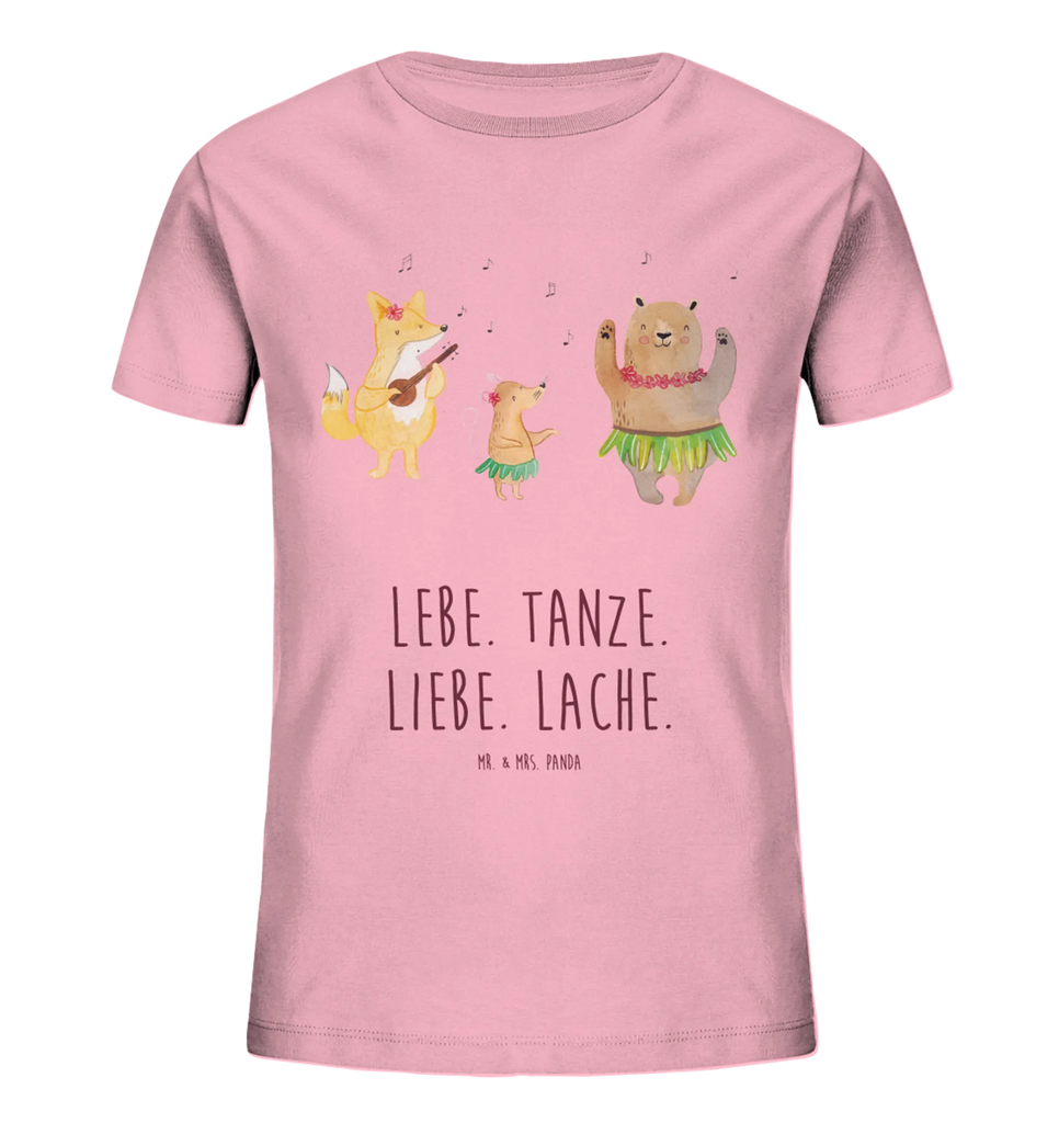 Organiczna koszulka dziecięca zwierzęta leśne Aloha Kinder T-Shirt Jungen, Kinder T-Shirt, Kinder T-Shirt Mädchen, Gute Laune, Tiere, Tiermotive, lustige Sprüche, Waldtiere, Musik, Lachen, Tanzen, Igel, Wald, Leben, Aloha, Bär, Hase