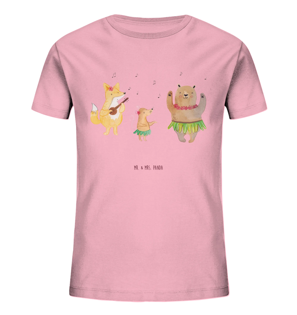 Organiczna koszulka dziecięca zwierzęta leśne Aloha Kinder T-Shirt Jungen, Kinder T-Shirt, Kinder T-Shirt Mädchen, Gute Laune, Tiere, Tiermotive, lustige Sprüche, Waldtiere, Musik, Lachen, Tanzen, Igel, Wald, Leben, Aloha, Bär, Hase