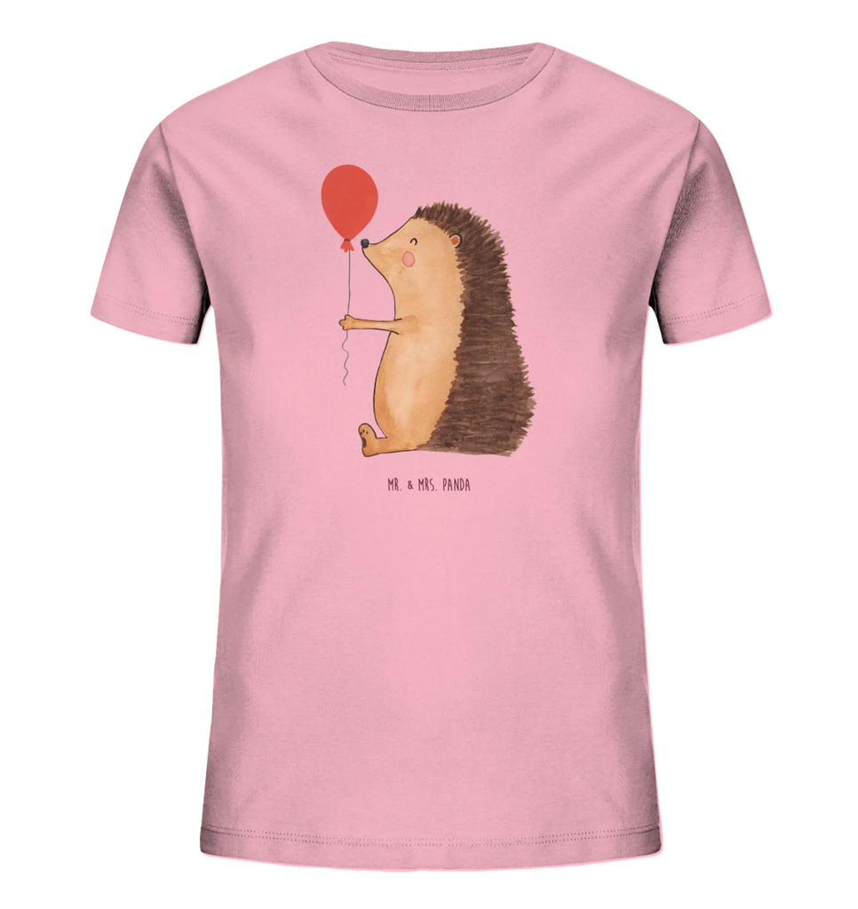 Organiczna koszulka dziecięca jeż balon Kinder T-Shirt Mädchen, Kinder T-Shirt Jungen, Kinder T-Shirt, Gute Laune, Tiere, Tiermotive, Lustige Sprüche, Glückwunsch, Geburtstagskind, Happy Birthday, Herzlichen Glückwunsch, Igel, Ballon, Geburtstag
