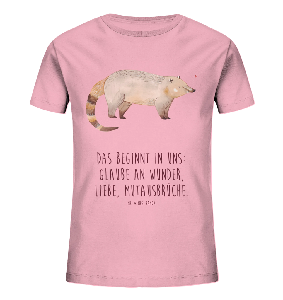 Organic Kids T-Shirt Coati Kinder T-Shirt Jungen, Kinder T-Shirt, Kinder T-Shirt Mädchen, Gute Laune, Tiere, Tiermotive, Lustige Sprüche, Bär, Nasenbär, Rüsselbär, Nasenbären