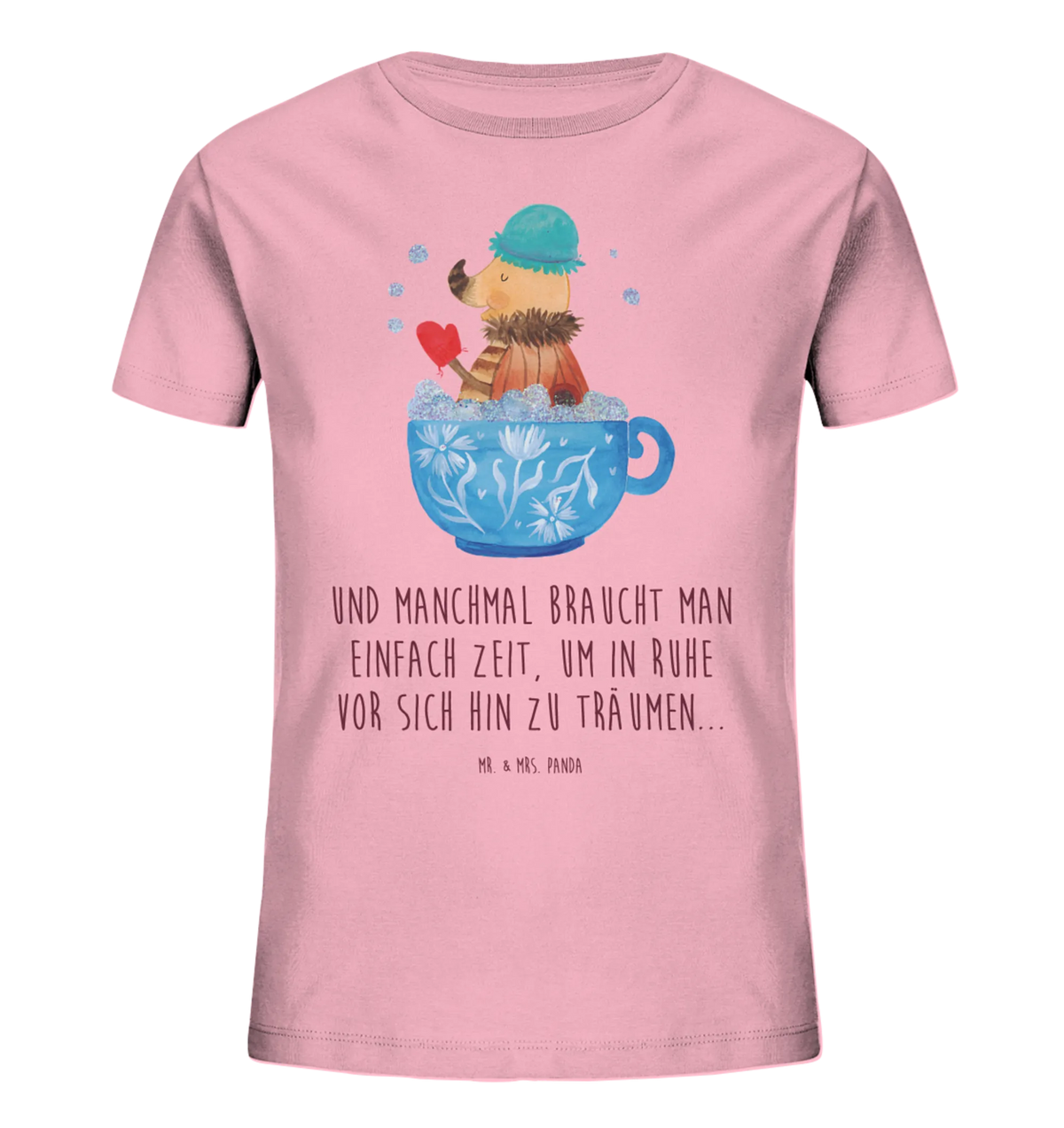 Organic Kids T-Shirt Moth foam bath