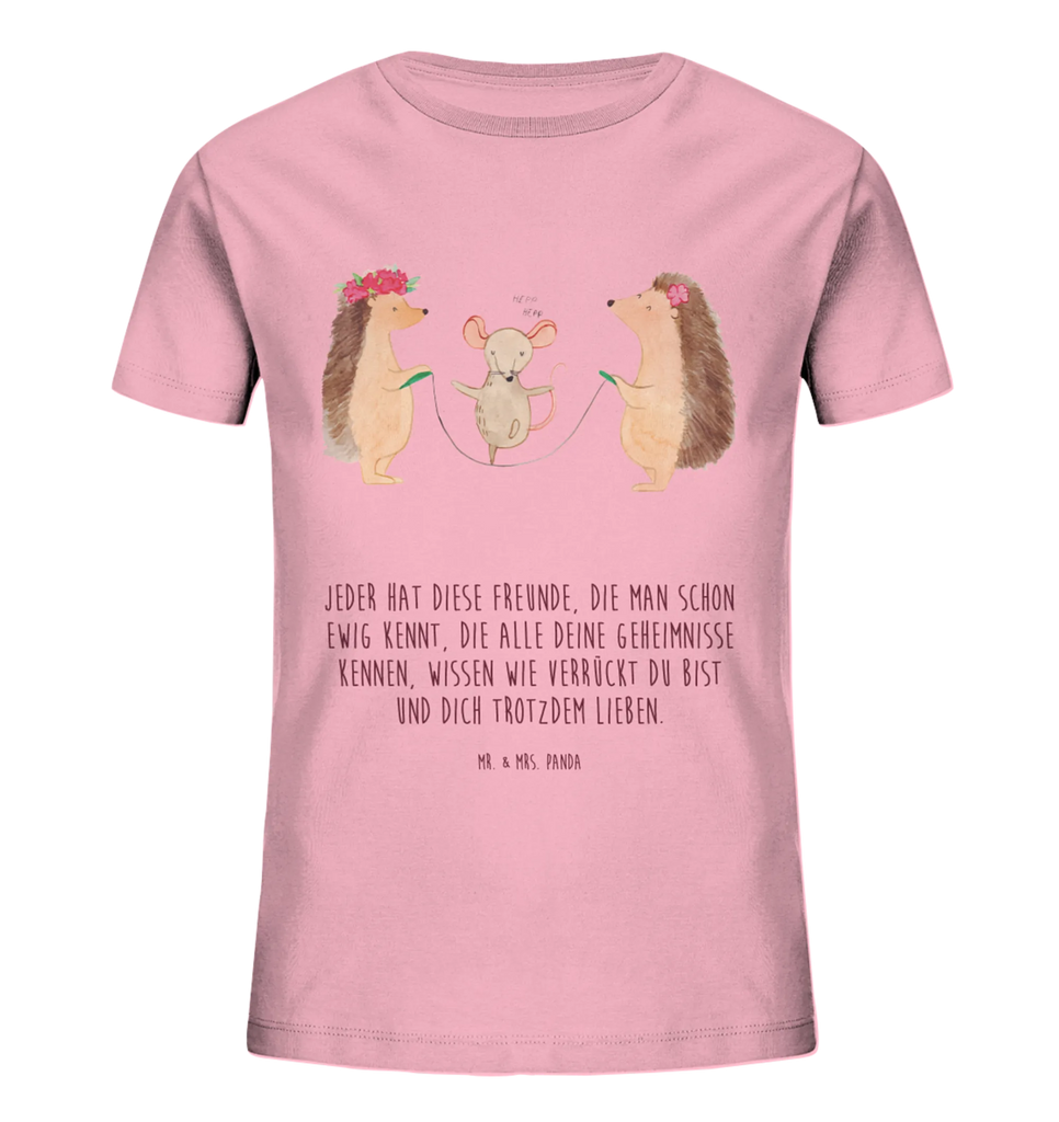 Organiczna koszulka dziecięca jeż Skakanie na skakance Kinder T-Shirt, Kinder T-Shirt Mädchen, Kinder T-Shirt Jungen, Lustige Sprüche, Gute Laune, Tiere, Tiermotive, Maus, Igel, Kindergarten, Kinder, Seilhüpfen, Seilspringen