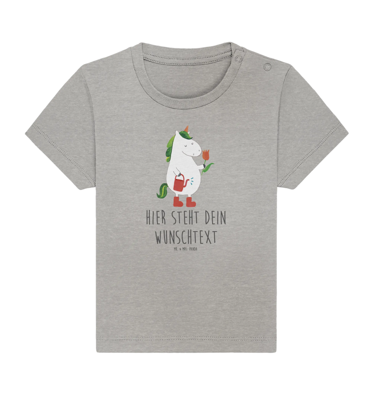 Personalized Baby Shirt unicorn gardener gardener present, Girlfriend gift, gardener gift, Watering-Can, garden, Flower