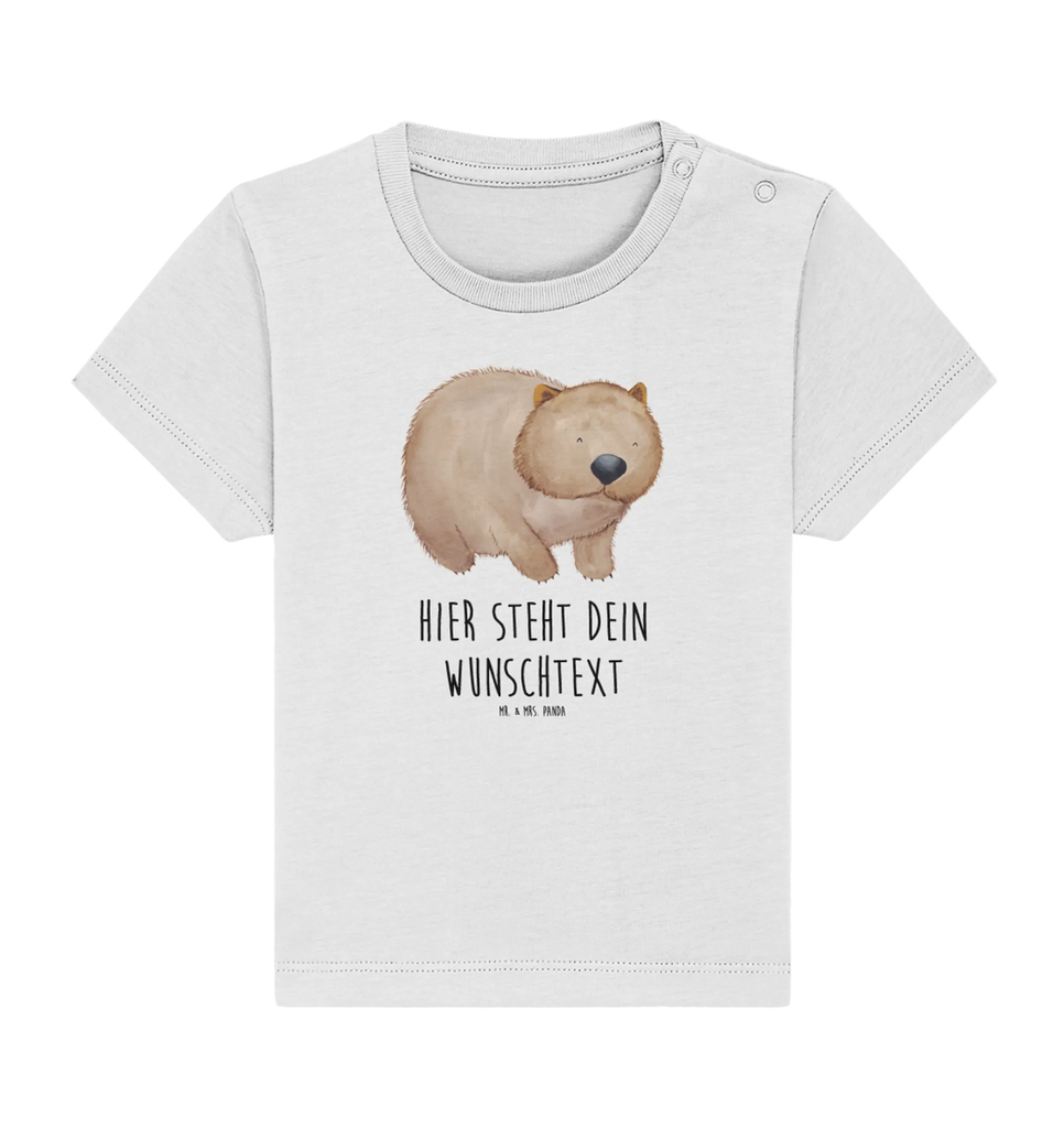 Spersonalizowana koszulka dla niemowląt Wombat Motywy zwierzęce, dobra energia, zabawne powiedzonka, zwierzęta