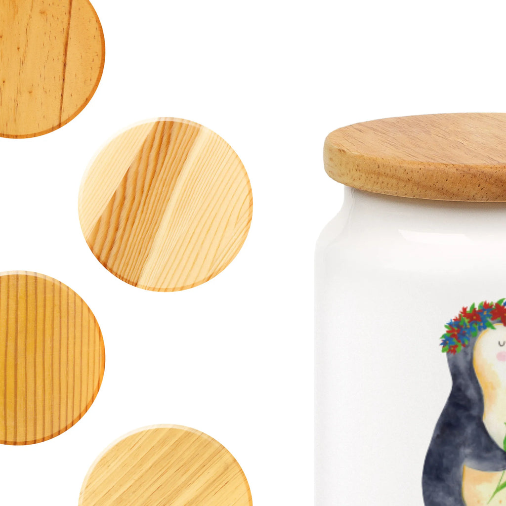Personalized Storage Jar Penguin Flower personalized cookie jar, engraved kitchen jar, custom treat canister, personalized treat jar, personalized storage container, personalized canister, personalized cookie tin, monogrammed food storage, personalized storage jar, custom pantry container, personalized ceramic jar, Penguin, North Pole, Winter, Penguins, penguins, lovesickness, universe, love of life, goals, life, wishes, goals in life, gift idea, motivation, wreath of flowers
