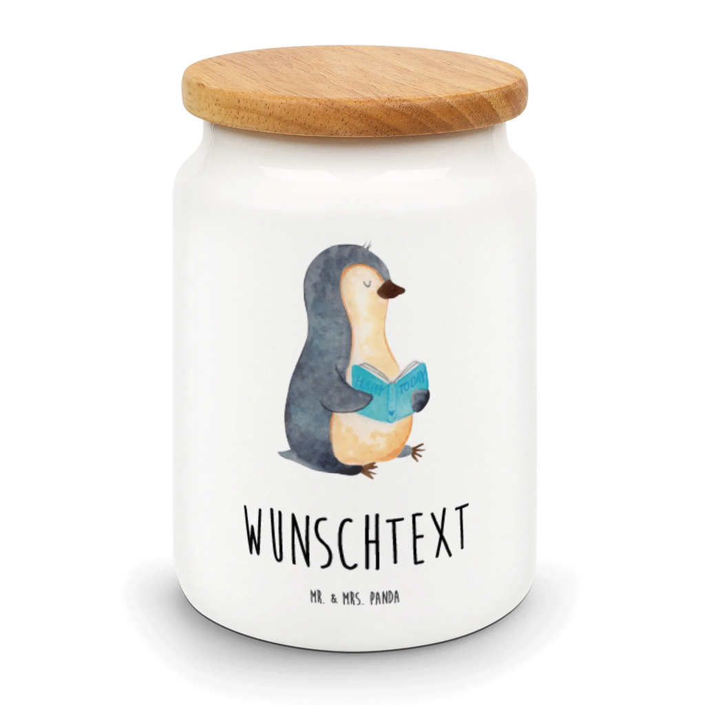Personalized Storage Jar Penguin A book personalized storage container, personalized canister, personalized treat jar, monogrammed food storage, personalized storage jar, engraved kitchen jar, personalized ceramic jar, custom pantry container, personalized cookie jar, personalized cookie tin, custom treat canister, Penguin, North Pole, Winter, Penguins, doing nothing, bookworm, reading, leisure, book, holidays, penguins, lazing around, vacation