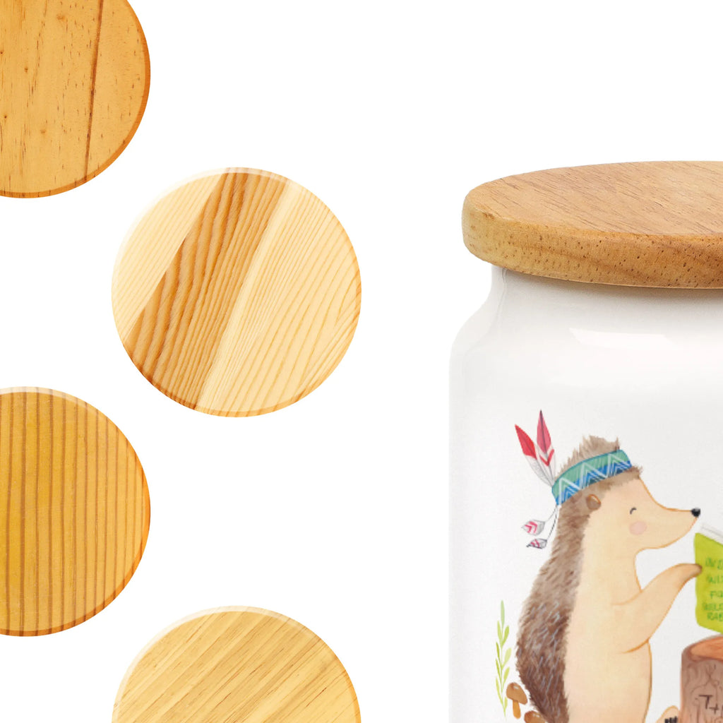 Spersonalizowany pojemnik na zapasy jeż Ozdoba z piór Waldtiere, zwierzęta