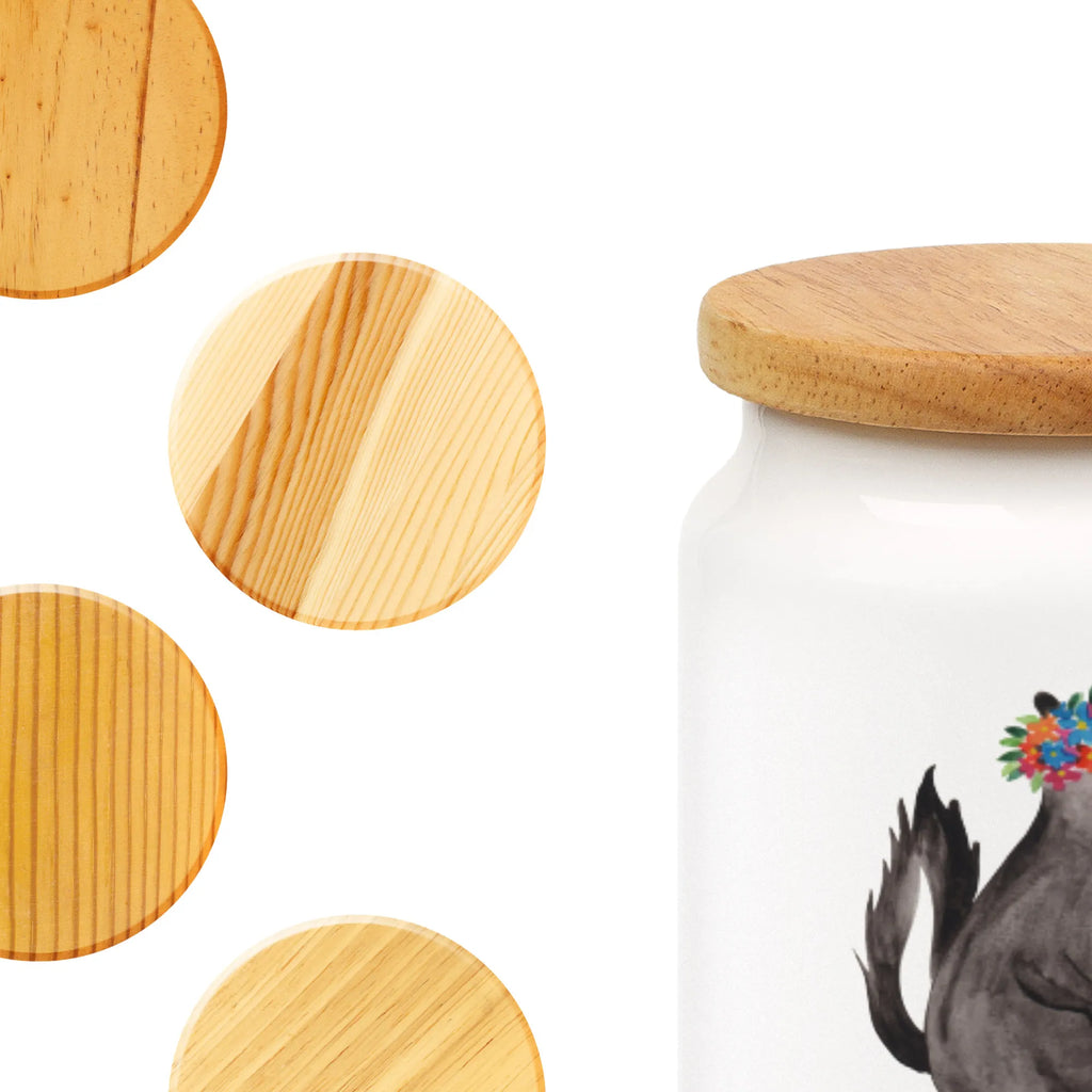 Spersonalizowany pojemnik na zapasy skunks dziewczynka Stinktier, Skunk