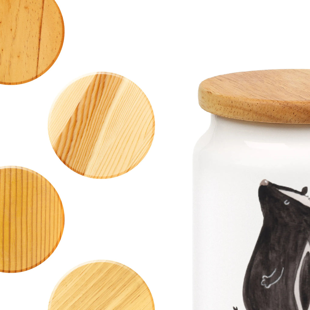 Spersonalizowany pojemnik na zapasy skunks siedzenie Stinktier, Skunk