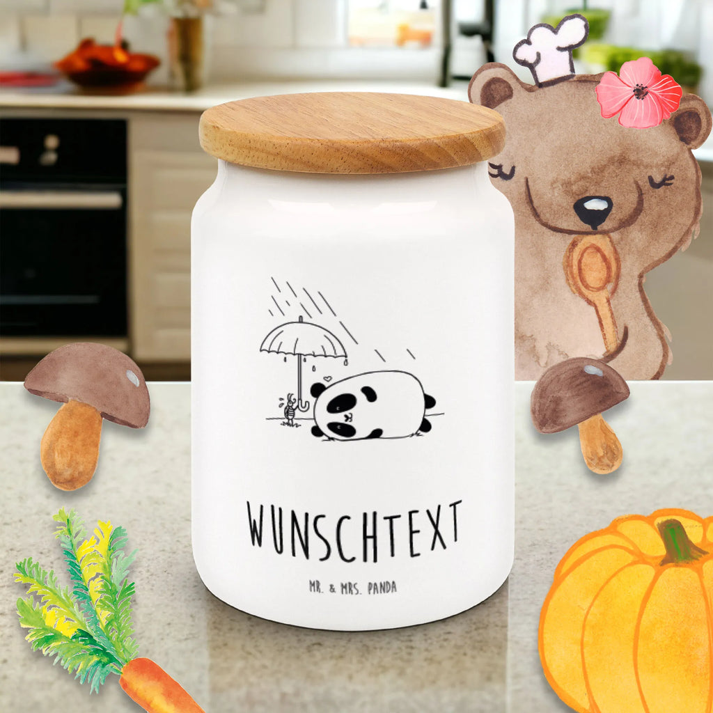 Personalized Storage Jar Panda Friendship monogrammed food storage, personalized storage jar, personalized treat jar, personalized ceramic jar, personalized cookie jar, custom pantry container, personalized storage container, custom treat canister, personalized canister, personalized cookie tin, engraved kitchen jar