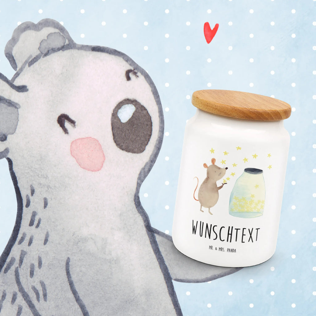 Personalized Storage Jar Mouse Stars personalized canister, personalized cookie tin, personalized storage jar, monogrammed food storage, personalized cookie jar, personalized treat jar, personalized storage container, custom treat canister, custom pantry container, personalized ceramic jar, engraved kitchen jar, small animals, cute, funny, cute animal motives, hand drawn, small world, funny sayings, good mood, happy, gifts, gift ideas, special gifts, animal lover, card, first child, baptism gift, dreams, pregnancy, Mouse, child, stars, baptism, birth, birthday, child birthday, wish, hope