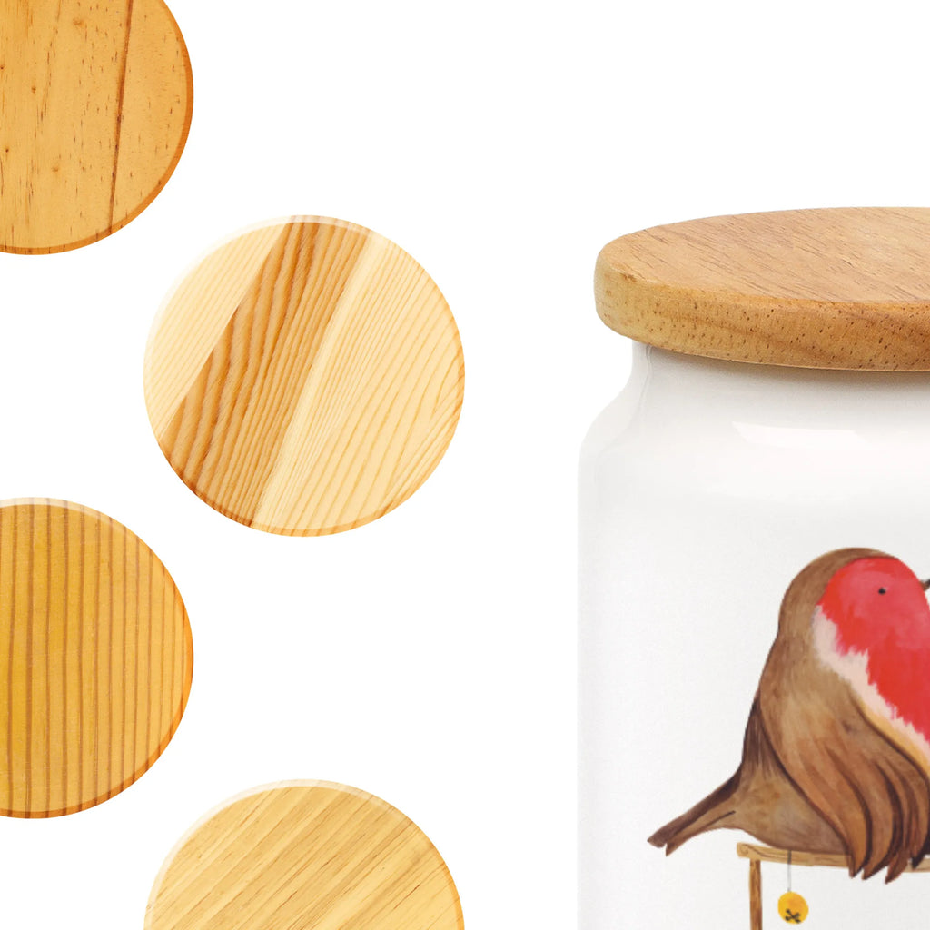 Spersonalizowany pojemnik na zapasy rudzik sanki Zima, Boże Narodzenie, dekoracje świąteczne, Mikołaj, Adwent, Wigilia, zimowy motyw