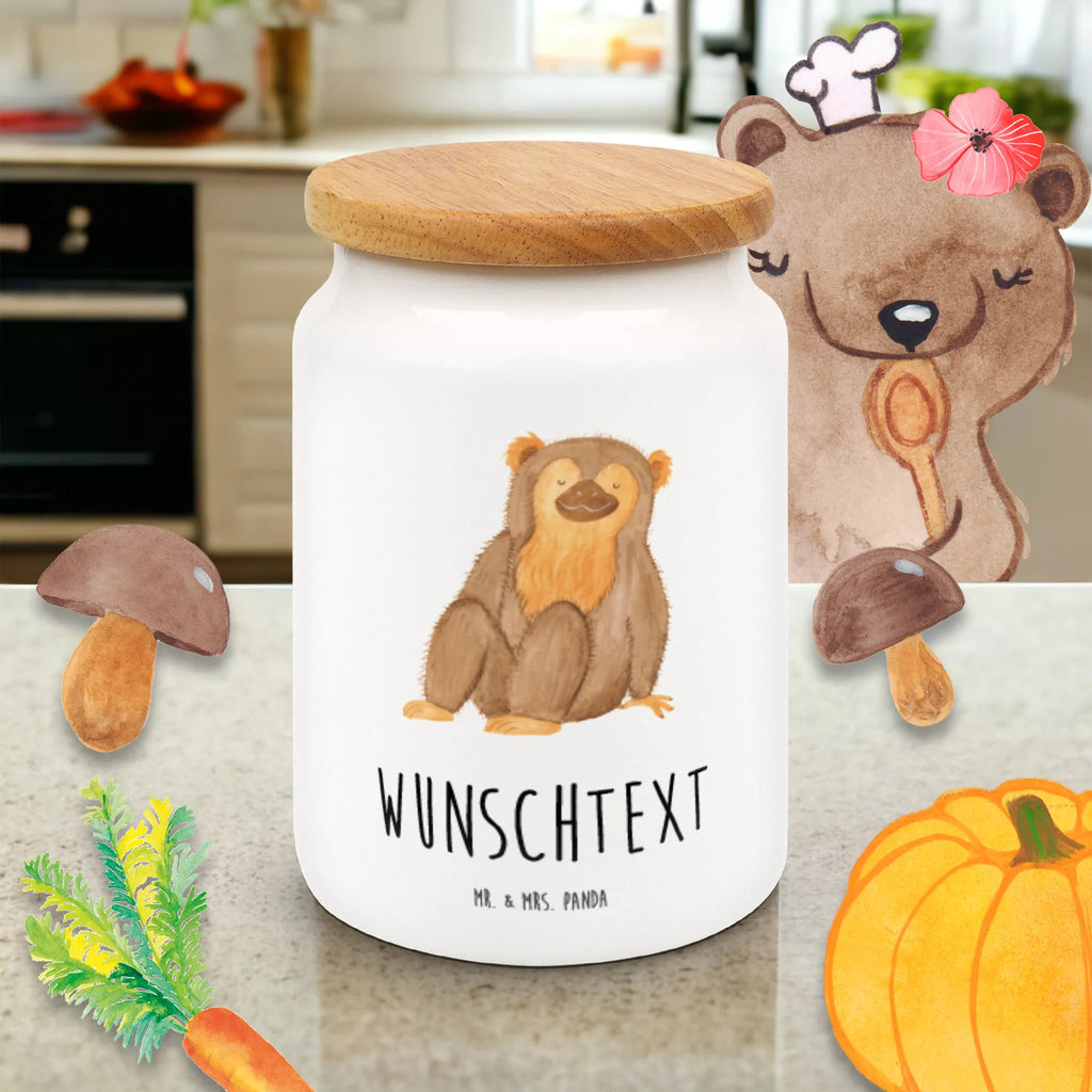 Personalized Storage Jar Monkey personalized storage jar, personalized cookie jar, custom pantry container, personalized storage container, personalized cookie tin, engraved kitchen jar, personalized treat jar, personalized ceramic jar, monogrammed food storage, personalized canister, custom treat canister, Africa, monkey, self-esteem, selfcare, motivation, self-love, monkeys, love, respect, self-confidence