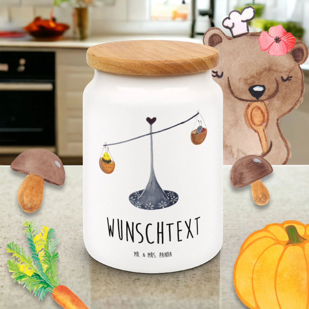 Spersonalizowany pojemnik na zapasy Znak zodiaku waga Znak zodiaku, gwiazdozbiór, horoskop, astrologia, ascendent