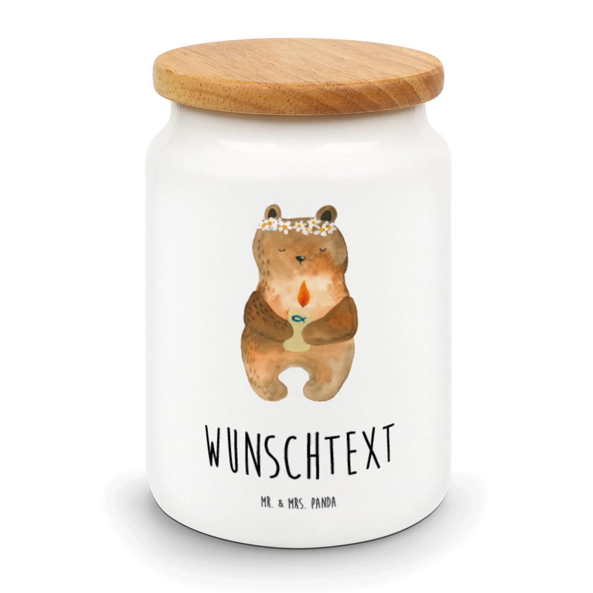 Personalized Storage Jar bear communion personalized storage container, custom pantry container, personalized cookie tin, personalized canister, personalized cookie jar, monogrammed food storage, engraved kitchen jar, personalized treat jar, personalized ceramic jar, personalized storage jar, custom treat canister, bear, teddy, teddy bear, cuddly toy, God's blessing, catholic, communion, baptismal candle