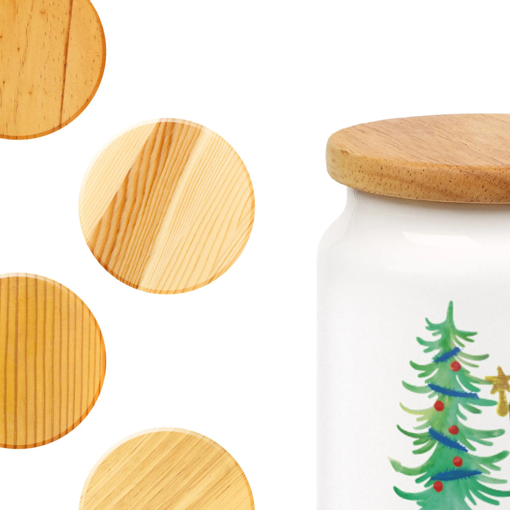 Spersonalizowany pojemnik na zapasy Pingwin choinka Zima, Boże Narodzenie, dekoracje świąteczne, Mikołaj, Adwent, Wigilia, zimowy motyw