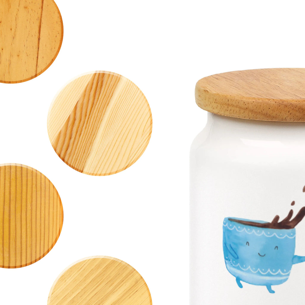 Spersonalizowany pojemnik na zapasy kawa ziarno Motywy zwierzęce, dobra energia, zabawne powiedzonka, zwierzęta