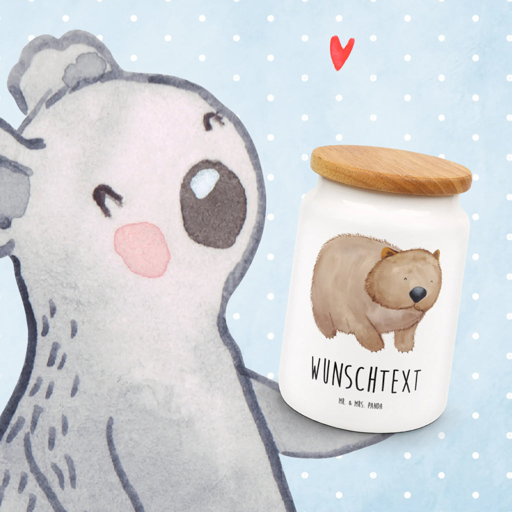 Personalized Storage Jar Wombat personalized storage jar, custom pantry container, personalized cookie jar, engraved kitchen jar, custom treat canister, personalized storage container, personalized treat jar, personalized canister, monogrammed food storage, personalized cookie tin, personalized ceramic jar, small animals, cute, funny, cute animal motives, hand drawn, small world, funny sayings, good mood, happy, gifts, gift ideas, special gifts, animal lover, card, Wombat, motivation, Australia, saying, life is beautiful