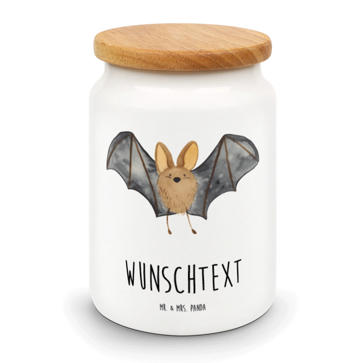 Personalized Storage Jar bat wing personalized treat jar, personalized storage jar, personalized ceramic jar, personalized cookie tin, monogrammed food storage, engraved kitchen jar, personalized storage container, personalized canister, custom pantry container, personalized cookie jar, custom treat canister, small animals, cute, funny, cute animal motives, hand drawn, small world, funny sayings, good mood, happy, gifts, gift ideas, special gifts, animal lover, card