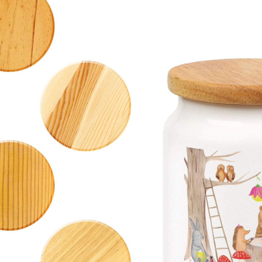 Spersonalizowany pojemnik na zapasy zwierzęta leśne piknik Motywy zwierzęce, dobra energia, zabawne powiedzonka, zwierzęta