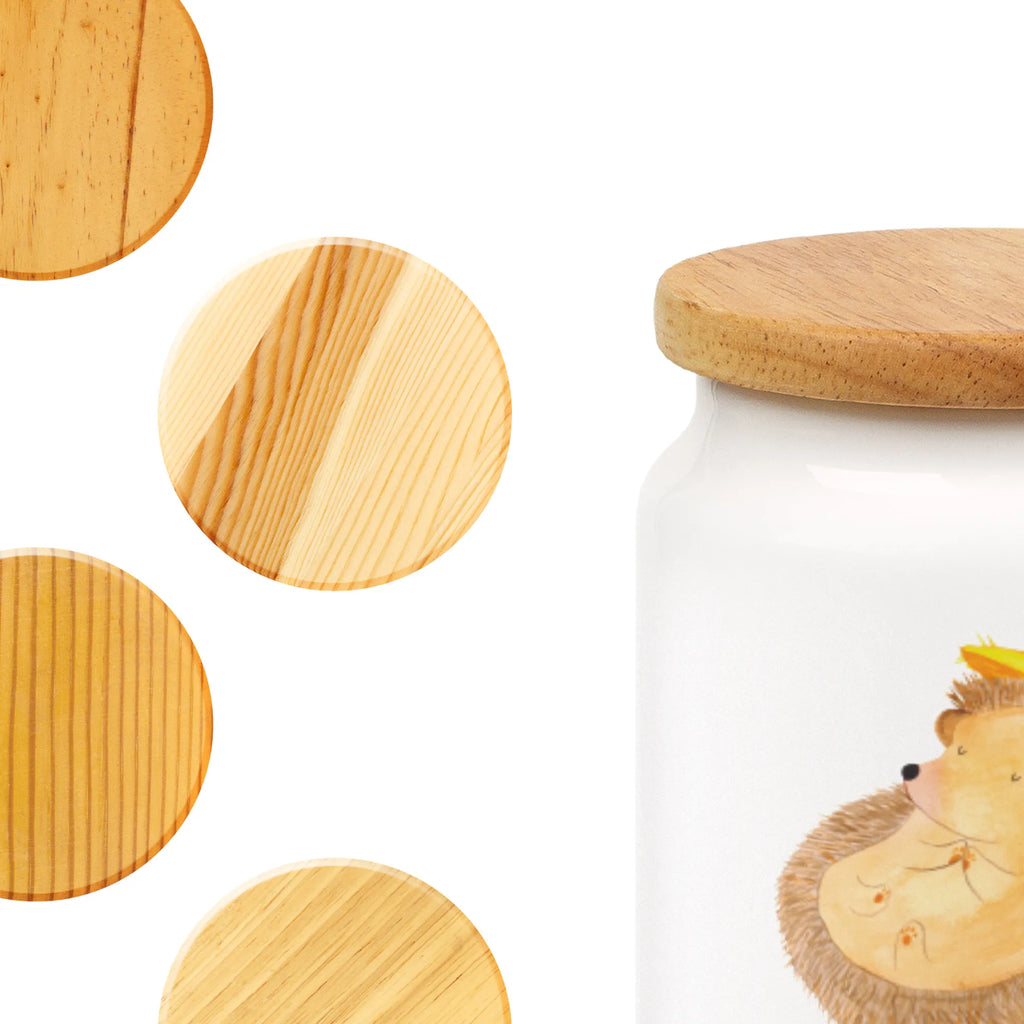 Spersonalizowany pojemnik na zapasy jeż Modlić się Motywy zwierzęce, dobra energia, zabawne powiedzonka, zwierzęta