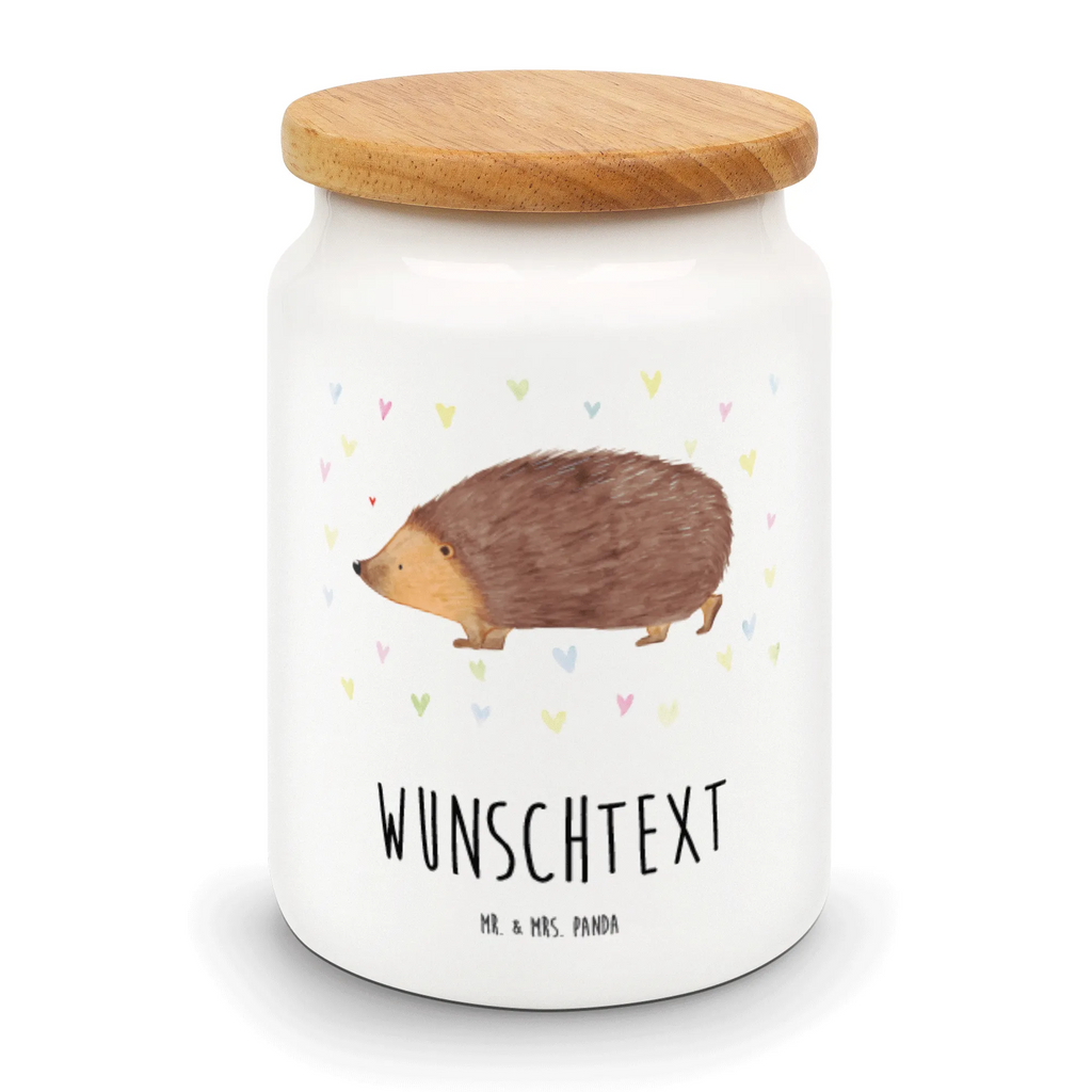 Personalized Storage Jar Hedgehog hearts personalized storage container, personalized ceramic jar, personalized treat jar, engraved kitchen jar, monogrammed food storage, personalized canister, custom pantry container, custom treat canister, personalized cookie jar, personalized cookie tin, personalized storage jar, small animals, cute, funny, cute animal motives, hand drawn, small world, funny sayings, good mood, happy, gifts, gift ideas, special gifts, animal lover, card, hearts, trust, kiss, life, heart, hedgehog, Love