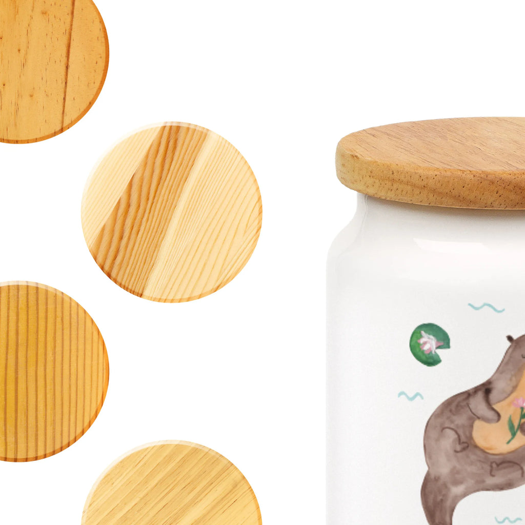 Spersonalizowany pojemnik na zapasy wydra lilia wodna Kuna, wydra, morska wydra