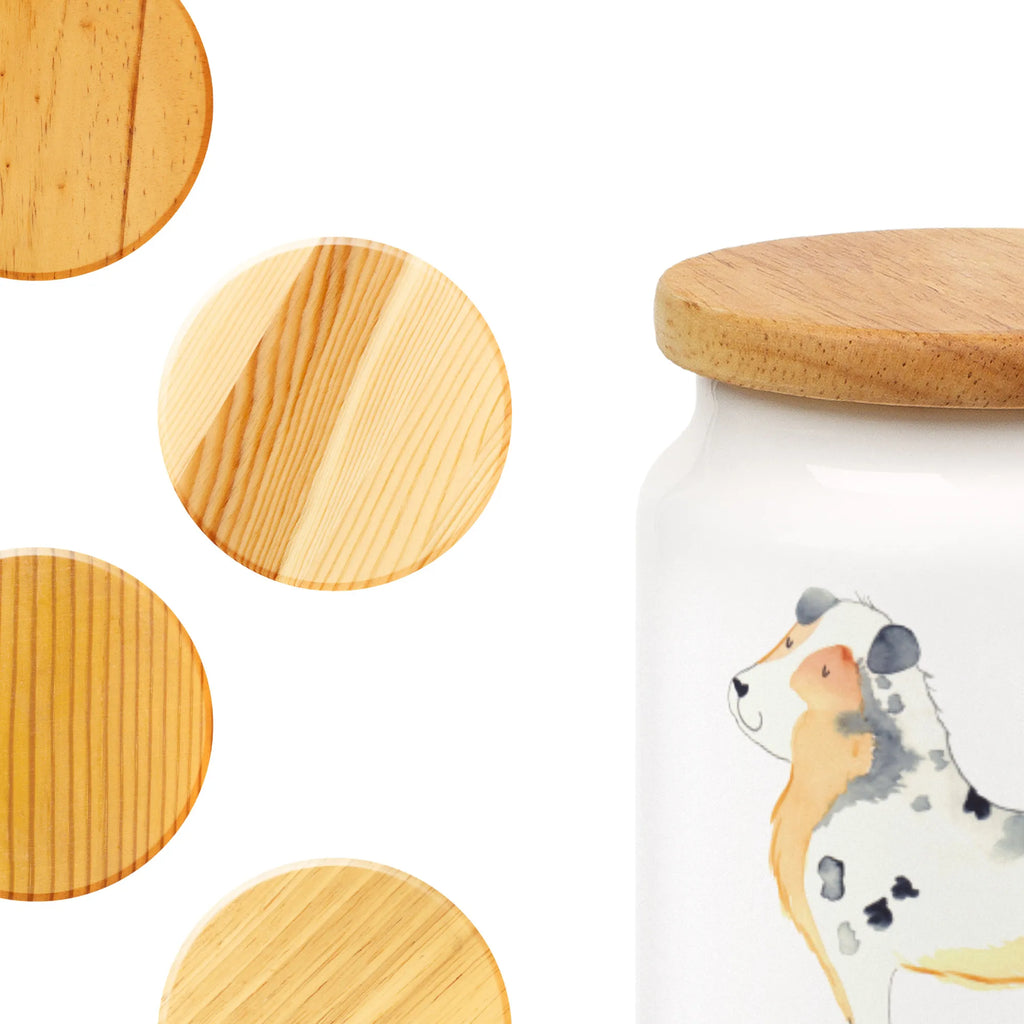 Spersonalizowany pojemnik na zapasy Pies Owczarek australijski Pies, motyw psa, zwierzę domowe, rasa psa, miłośnik zwierząt, właściciel psa, powiedzenia