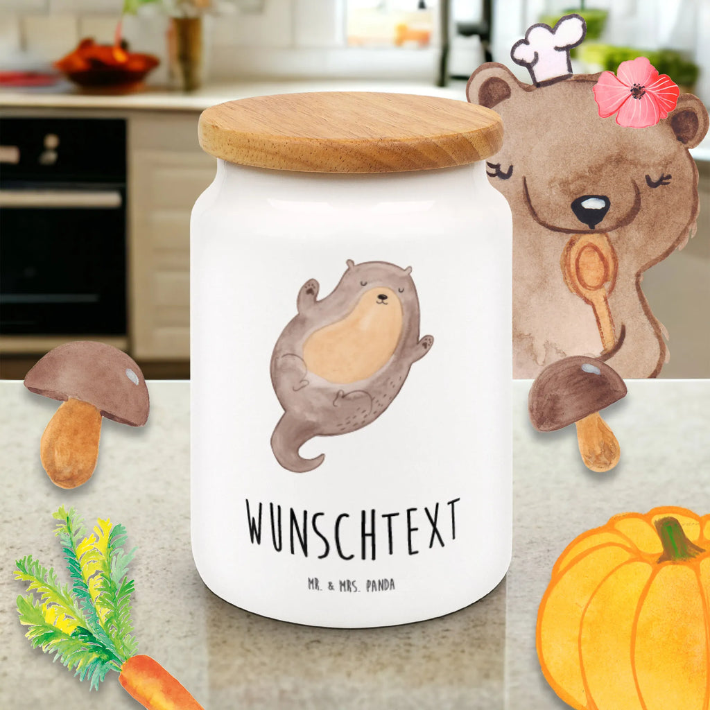 Personalized Storage Jar otter Embrace personalized ceramic jar, personalized cookie tin, personalized treat jar, personalized storage jar, custom pantry container, personalized canister, personalized storage container, monogrammed food storage, personalized cookie jar, custom treat canister, engraved kitchen jar, otter, marten, sea otter, European otter, water mammal, aquatic animal, baby otter, predator, water, otter gifts, animal lover, gift ideas for animal lovers, animal, mammal, water animal, gifts for people in love, Otter Sea Otter Lake Otter