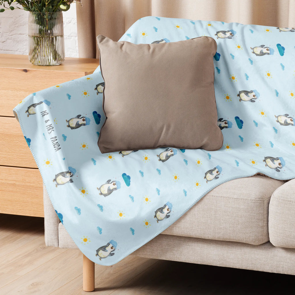 Sherpa cuddly blanket Penguin have a shower Penguin, North Pole, Winter, Penguins, penguins, motivation, shower, new start, life motto, being happy, new beginning