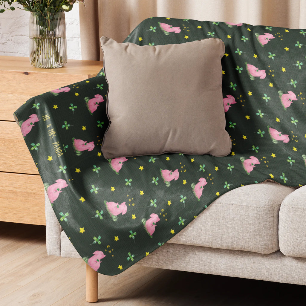Sherpa cuddly blanket Pig Luck Tiermotive, Gute Laune, lustige Sprüche, Tiere, Schwein, Motivation, Schweinchen, Träume, Sernchen, Sterne, Glücksschwein. Glück, Ziele, Glücksbringer