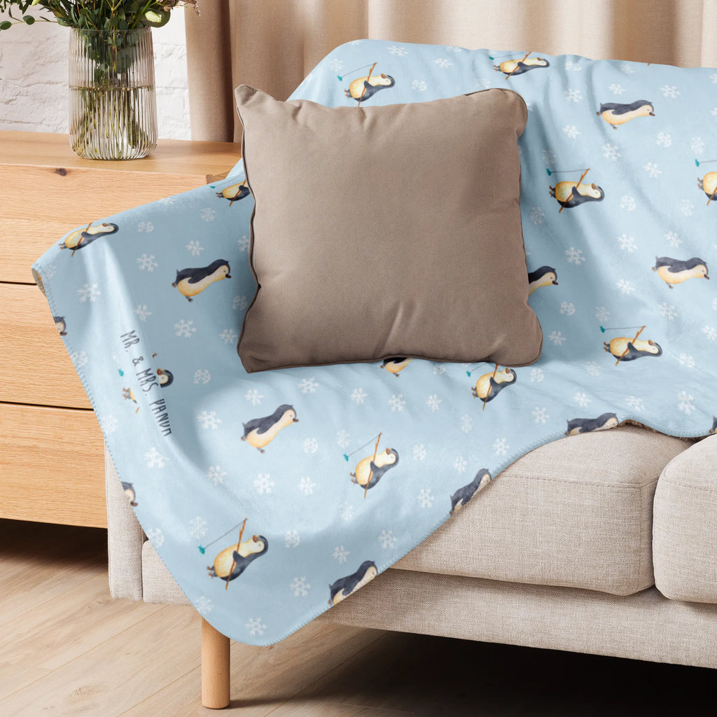 Sherpa Kuscheldecke Pinguin marschieren Muster Pinguin, Frühaufsteher, Langschläfer, Familie, Bruder, Pinguine, Schwester