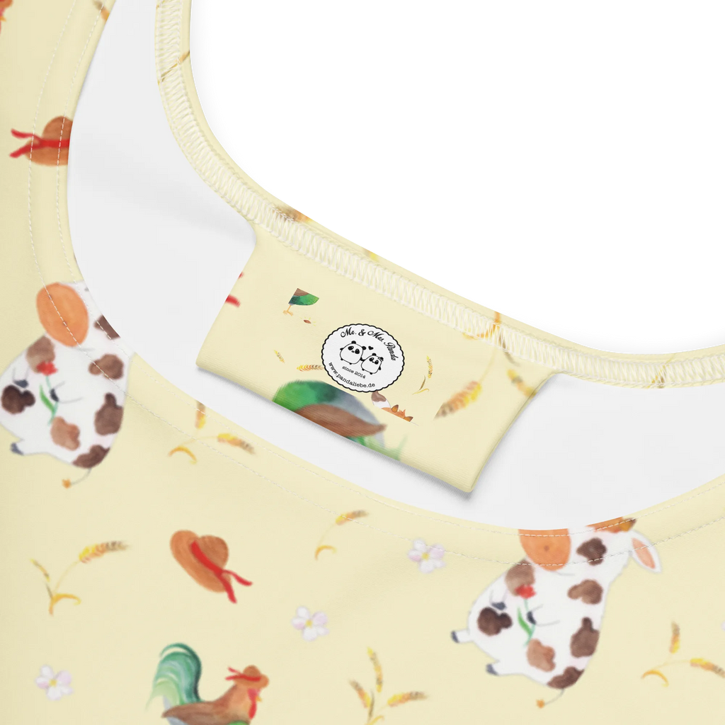 Sommerkleid Kuh Muster Skaterkleid, Kleid, Sommerkleid, Bauernhof, Hoftiere, Landwirt, Landwirtin, Träume, Hof, Magie, Milchkuh, Kühe, Kuh, Motivtion, Spruch, Milch, Flausen