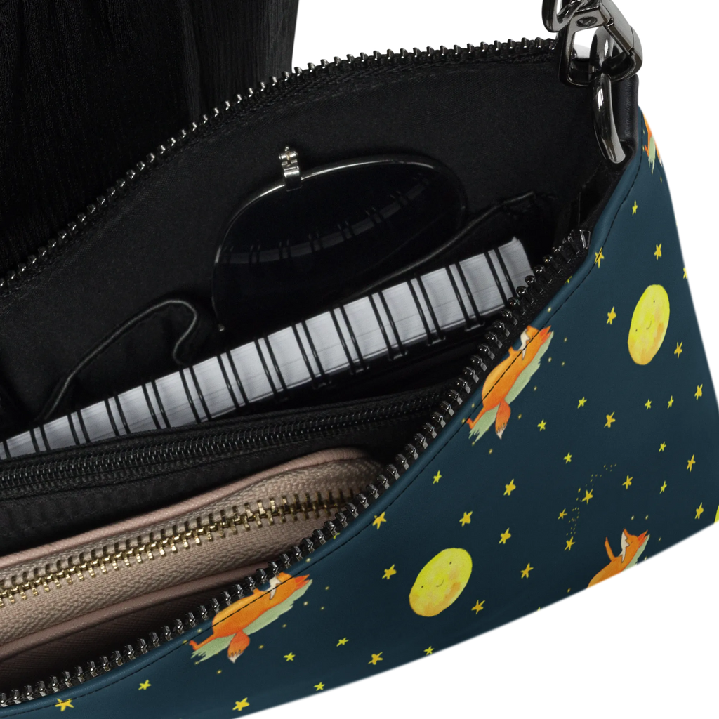 Handtasche Fuchs Sterne Muster Umhängetasche Damen, Abendtasche, Handtaschen Damen, Kleine Handtasche Damen, Handtasche, Shopper Tasche, Handtasche Damen, Kleine Umhängetasche, Damen Umhängetasche, Taschen, Umhängetasche, Henkeltasche, Damentasche, Fuchs, Spruch schön, Tröstende Worte, Füchse, Spruch Positiv, Always Look On The Bright Side Of Life, Romantik