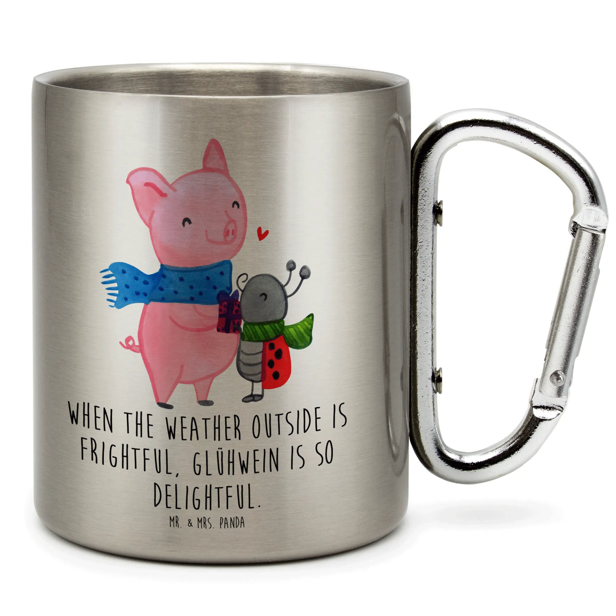 Edelstahlbecher Glühschwein Smörle Isolierbecher, Campingtasse, Kaffeebecher Edelstahl, Becher Aus Edelstahl, Edelstahl-Isolierbecher, Teebecher, karabiner tasse, motivbecher, Isolierbecher Edelstahl, karabinerbecher, Thermobecher, Thermobecher Edelstahl, Edelstahl Trinkbecher, isoliertasse, spruchbecher, Metallbecher, Karabiner Becher, Edelstahlbecher, Teetasse, Edelstahl-Thermobecher, Edelstahltasse, Campingbecher, edelstahl reisebecher, thermotasse, wandertasse, Trinkbecher Edelstahl, Reisebecher, wanderbecher, Trinkbecher Metall, Weihnachten, Winter, Weihnachtsdeko, Nikolaus, Advent, Heiligabend, Wintermotiv, Smörle Der Stolze Marienkäfer, Kreatives Glühschwein Design, Herzliches Marienkäfer Motiv, Süßer Marienkäfer Gibt Geschenk, Handgezeichnetes Glühschwein, Glühwein Liebhaber Geschenk, Glühwein Ist Köstlich Spruch, Winterlicher Glühwein Spruch, Marienkäfer in Winterkleidung, Romantische Geschenkidee Glühwein