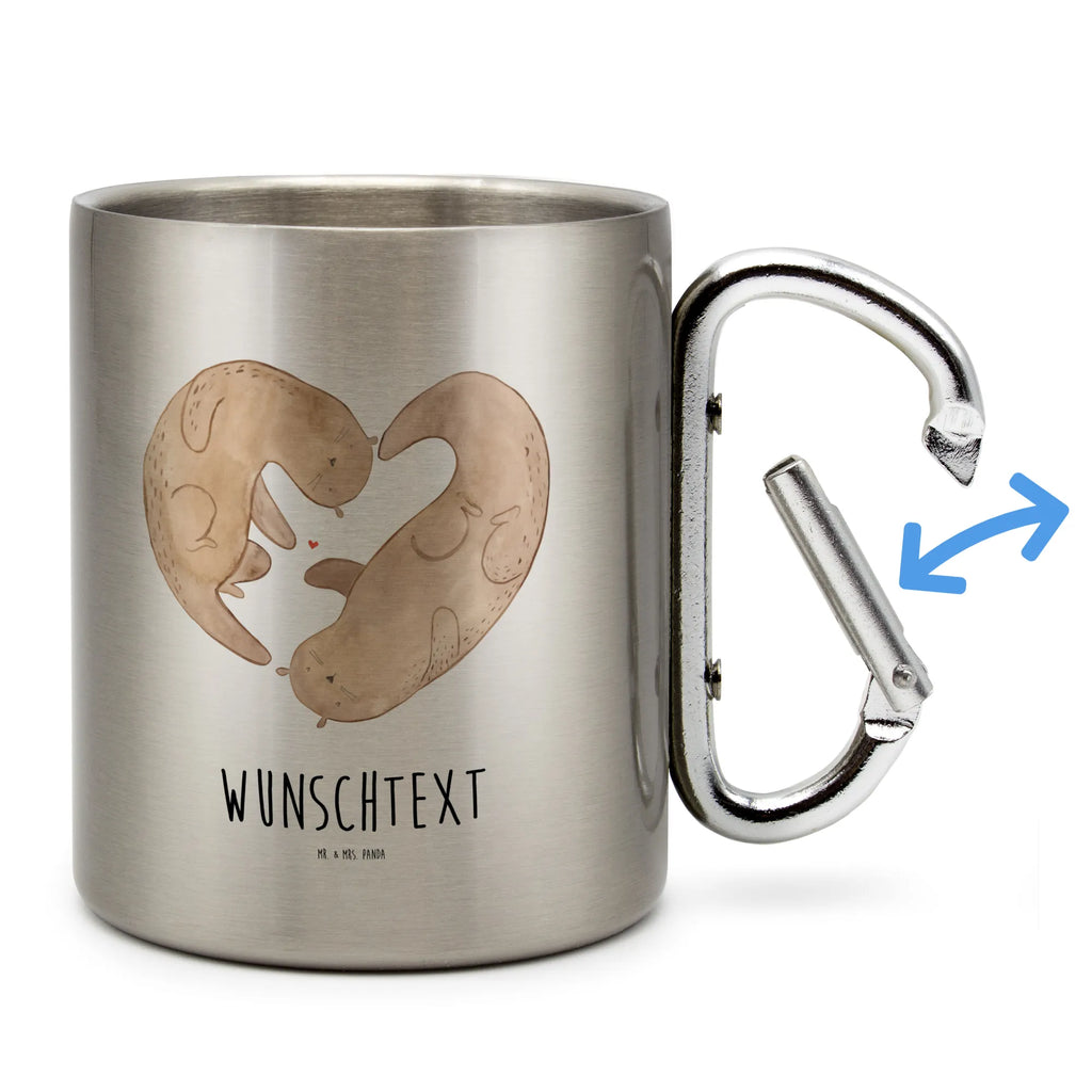 Personalized Stainless Steel Mug otter valentine Love, Loving, Two, Together, Marriage, Engagement, Proposal of marriage, Love gift, gift for her, gift for him, anniversary gift, Valentine&#39;s Day Gift for Women Love Gift Anniversary Wedding Anniversary Party Favor Gift for Girlfriend Gift for Partner Boyfriend Gift Token of Love for Men for Husband