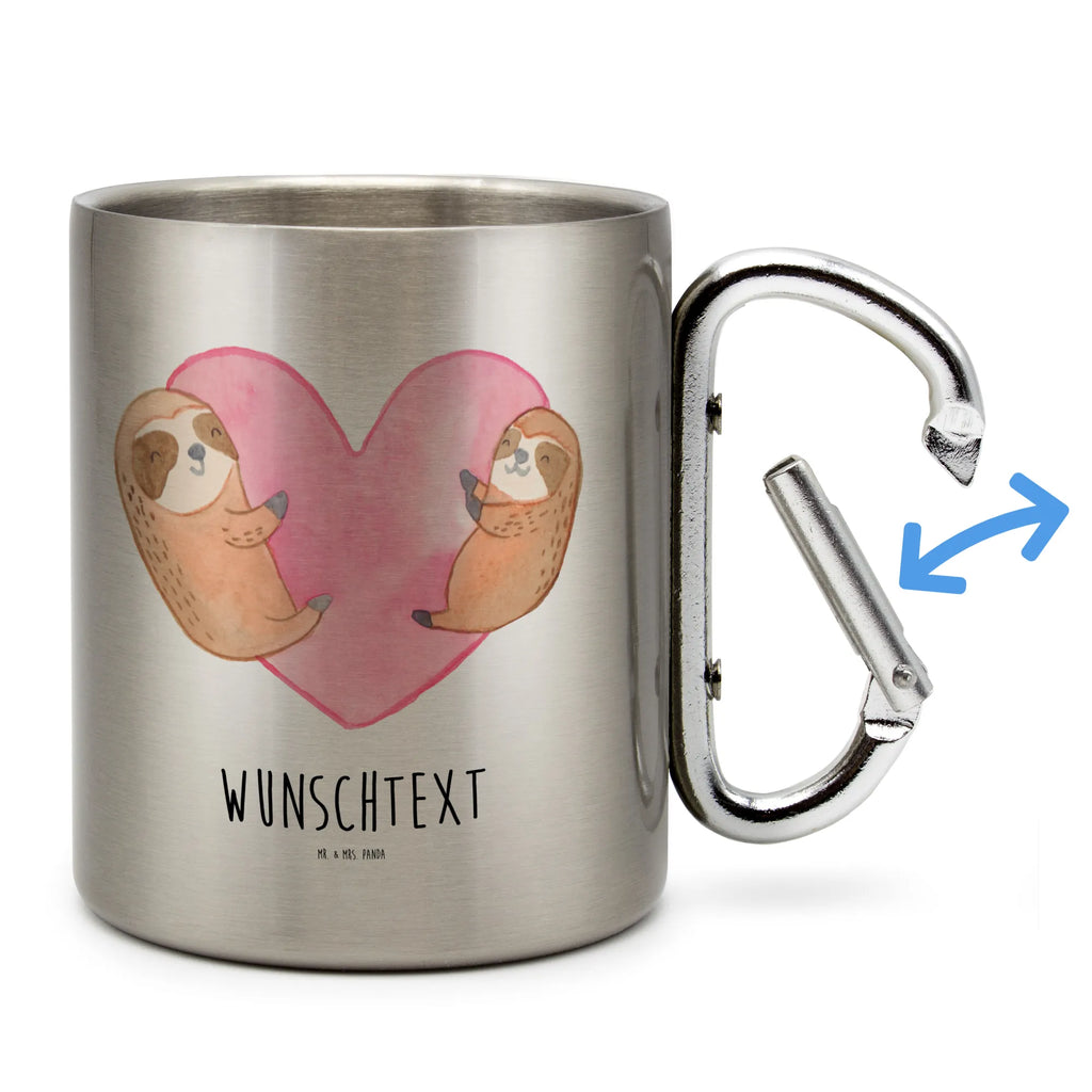 Spersonalizowany kubek ze stali nierdzewnej leniwce Serce Miłość, partner, przyjaciel, przyjaciółka, mąż, żona, wesele, zaręczyny, prośba o rękę, prezent miłosny, rocznica, dzień ślubu