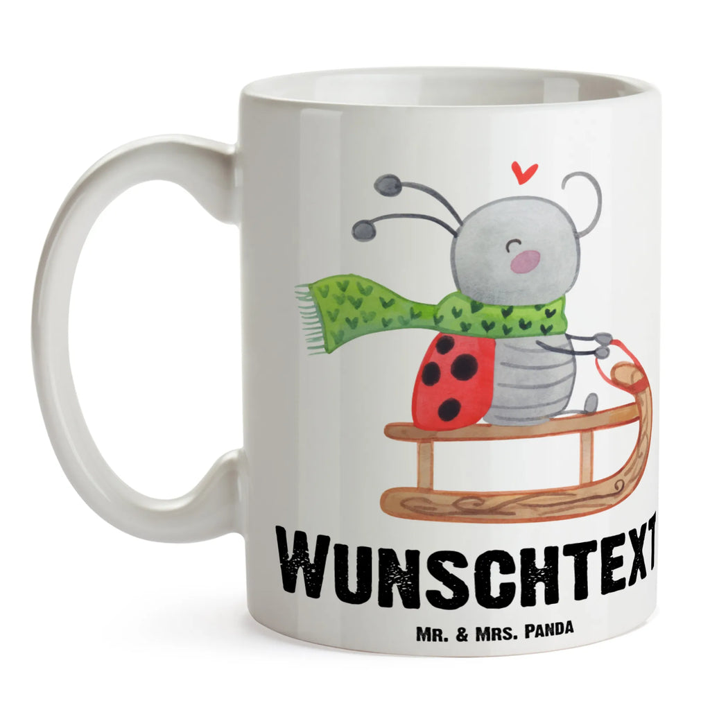 Personalised cup Smörle sledding Winter, Christmas, Christmas time, snow