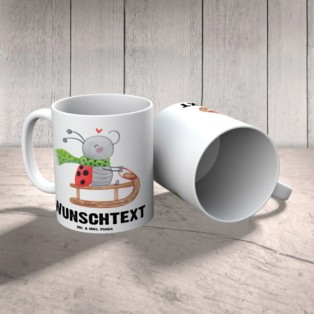 Personalised cup Smörle sledding Winter, Christmas, Christmas time, snow