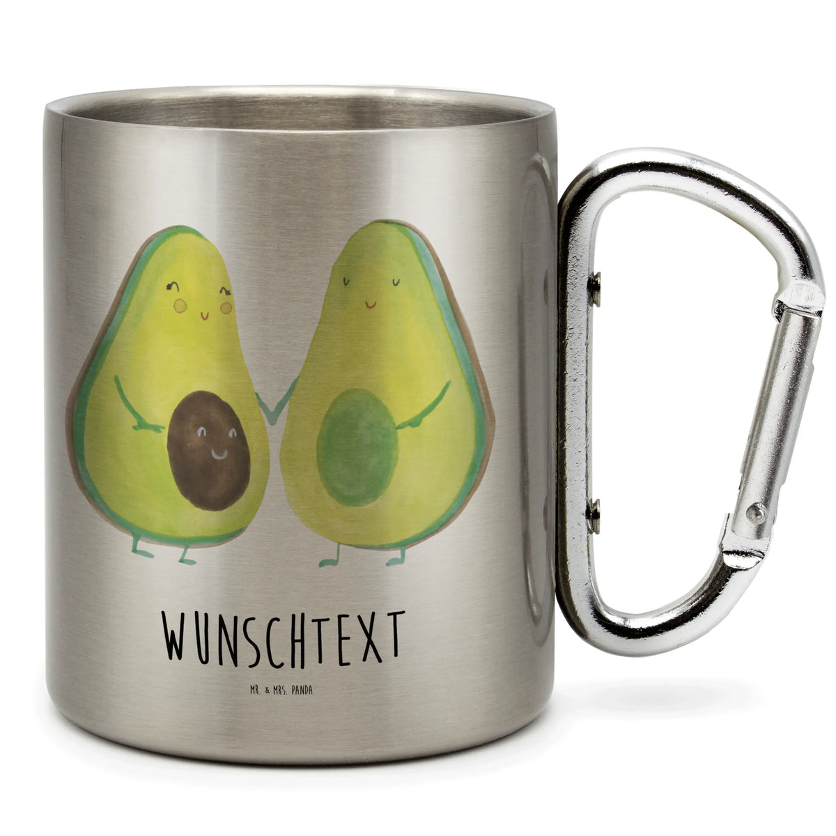 Personalized Stainless Steel Mug avocado pair avocado, vegetables, children, wedding, love, baby shower, birth, family, baby party, pregnancy, avocados, avocuddle